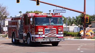 Santee Engine 4 responding