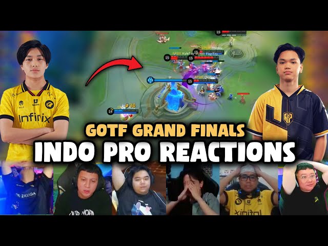 INDO PRO AND STREAMERS REACTION TO APBREN DEFEATING ONIC IN GOTF GRAND FINALS...😮 class=