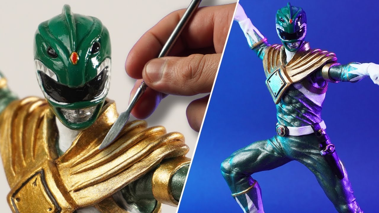 Sculpting GREEN RANGER [ Tommy Oliver ] | Mighty Morphin Power Rangers ...