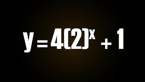 Graphing Exponential Functions with an Asymptote (2) [Silent Solution]