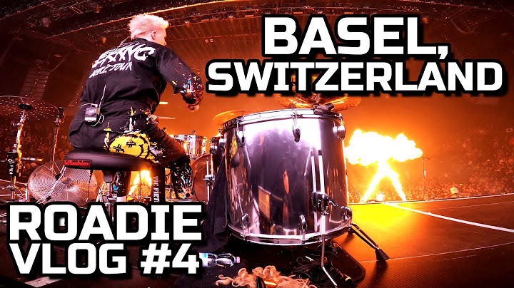 [ROADIE VLOG #4] Show Day In Basel, Switzerland (Electric Callboy Tour)