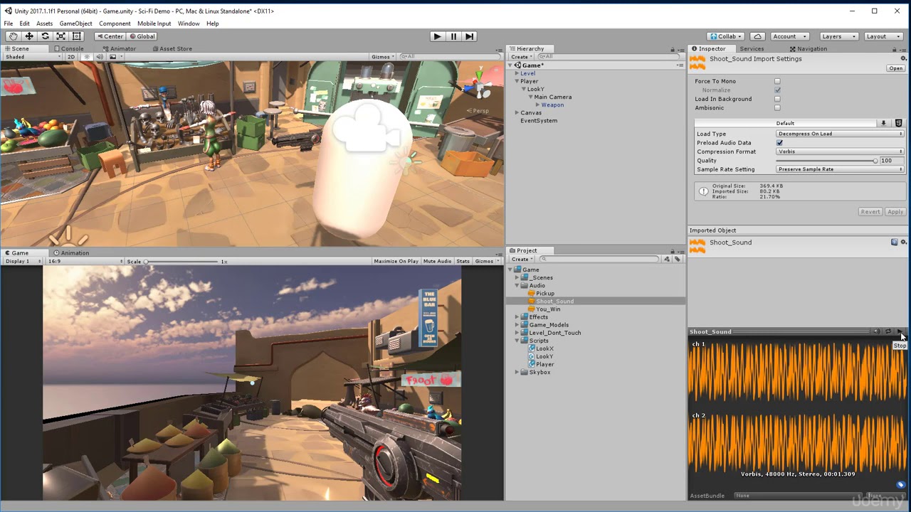 Unity Tutorial - Challenge Weapon Sound - YouTube