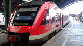 [Sound] Diesel train Alstom Coradia LINT 41 | #648 120 | DB Regio AG