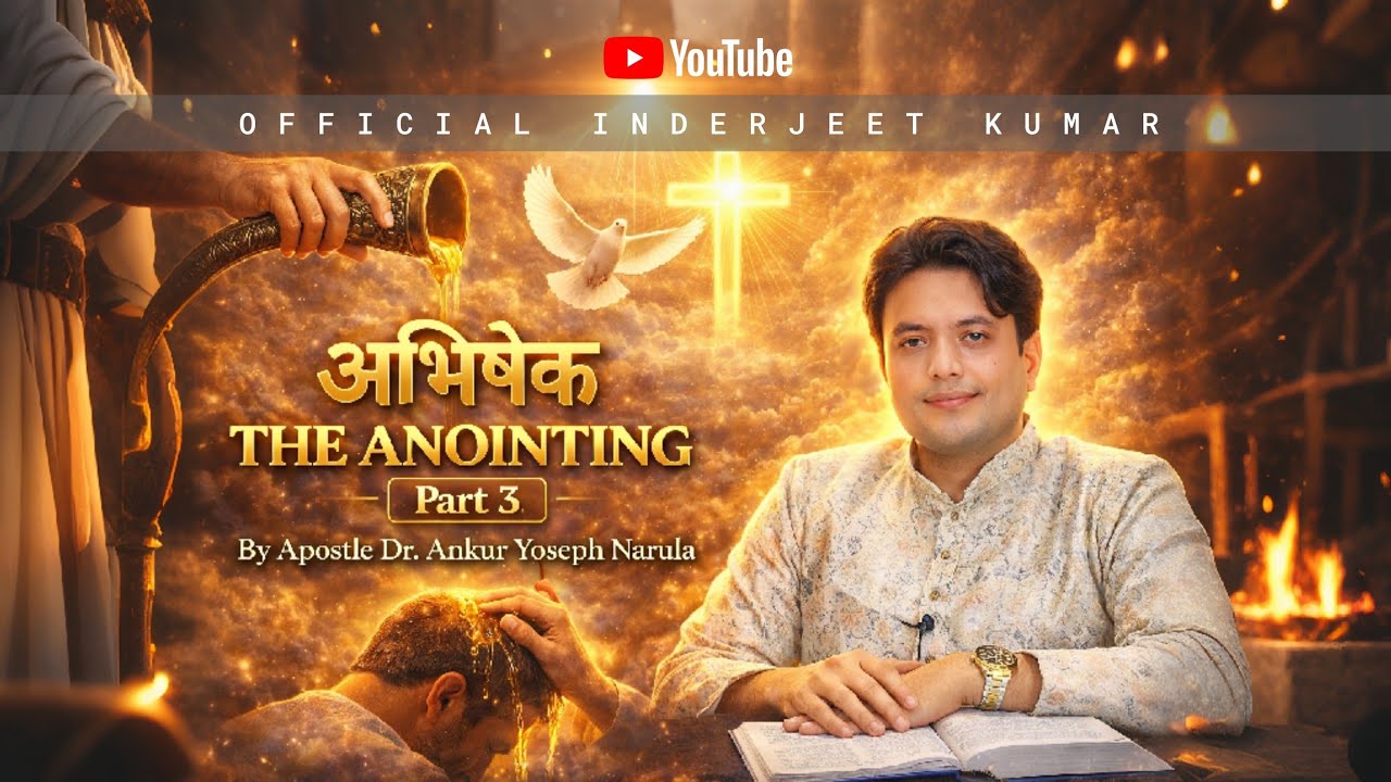 अभिषेक | THE ANOINTING Part -3 | Sermon | Apostle Dr. Ankur Yoseph Narula | Inderjeet Kumar