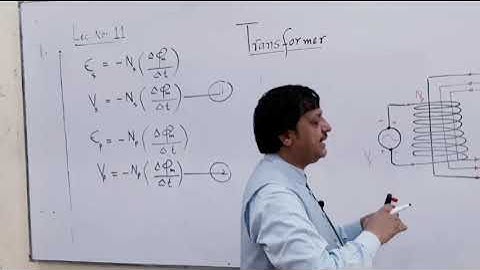 Second Year|Chapter-14|Lec. No.11|Transformer|by Dr Mateen ICP