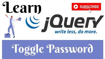 jQuery Lecture - 60 Toggle Password Visibility (Show & Hide Password) Tutorial in Hindi / Urdu