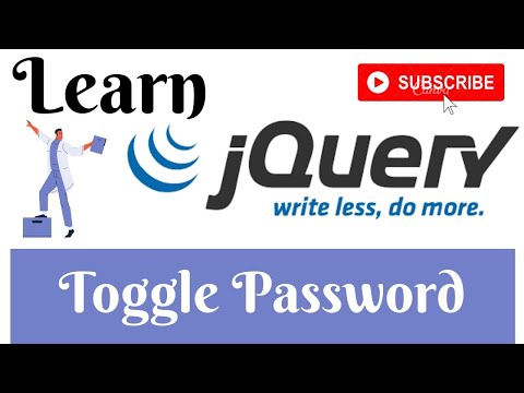 jQuery Lecture - 60 Toggle Password Visibility (Show & Hide Password) Tutorial in Hindi / Urdu