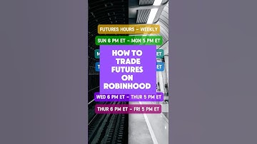 How to trade futures on Robinhood