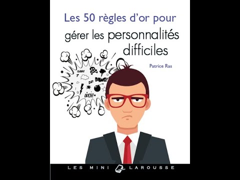 Le livre de Patrice RAS sur 50 règles d'or pour gérer les personnalités ...