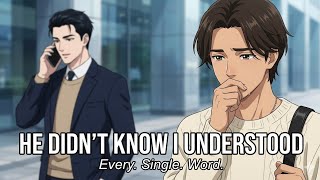 He Spoke to His Lover in Another Language… Not Knowing I Understood Everything