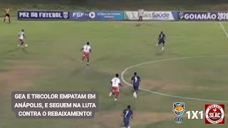 Grêmio Anápolis 1X1 São Luís GO - Campeonato Goiano Divisão de Acesso 2026 | 11° Rodada.