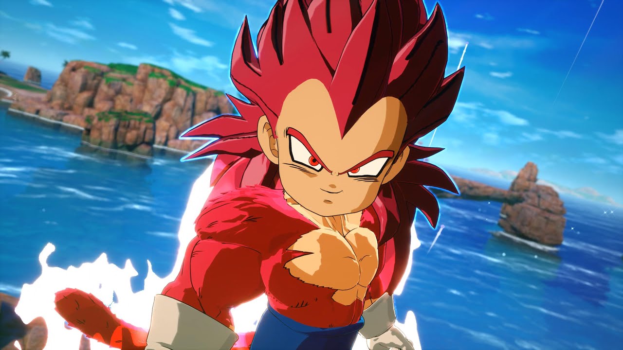 Super Saiyan 4 Vegeta vs Super Saiyan 4 Goku Dragon Ball Daima Version