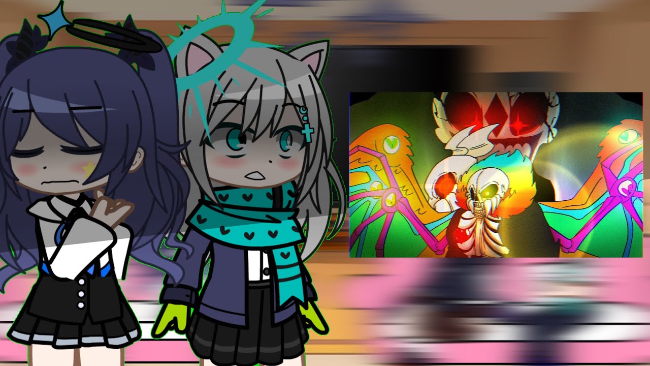 Blue archive react to Seraphim sans VS Ultra sans || by Alex_khouloud || my Au