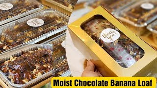 Moist Chocolate Banana Loaf Easy Banana Loaf Recipe Banana Loaf Patok Pangbentabake N Roll