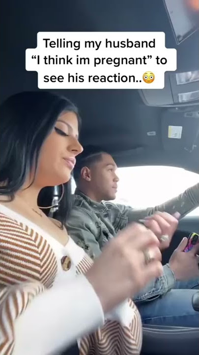Telling My Husband “I’m Pregnant” To See His Reaction.. 😱 #shorts