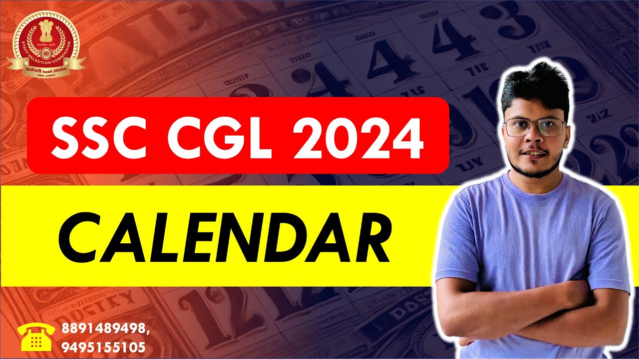 CALENDAR - SSC CGL 2024 - STUDY PLAN - Revision Class - YouTube