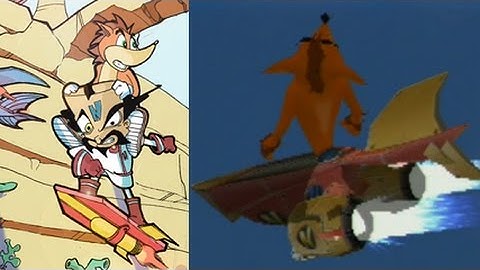 Crash Twinsanity - Controllable Hoverboard
