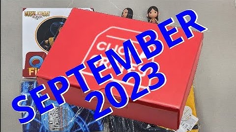 Click Crates Unboxing Sept 2023