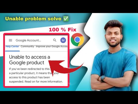 chrome unable to access a google product problem solve | yt studio ...