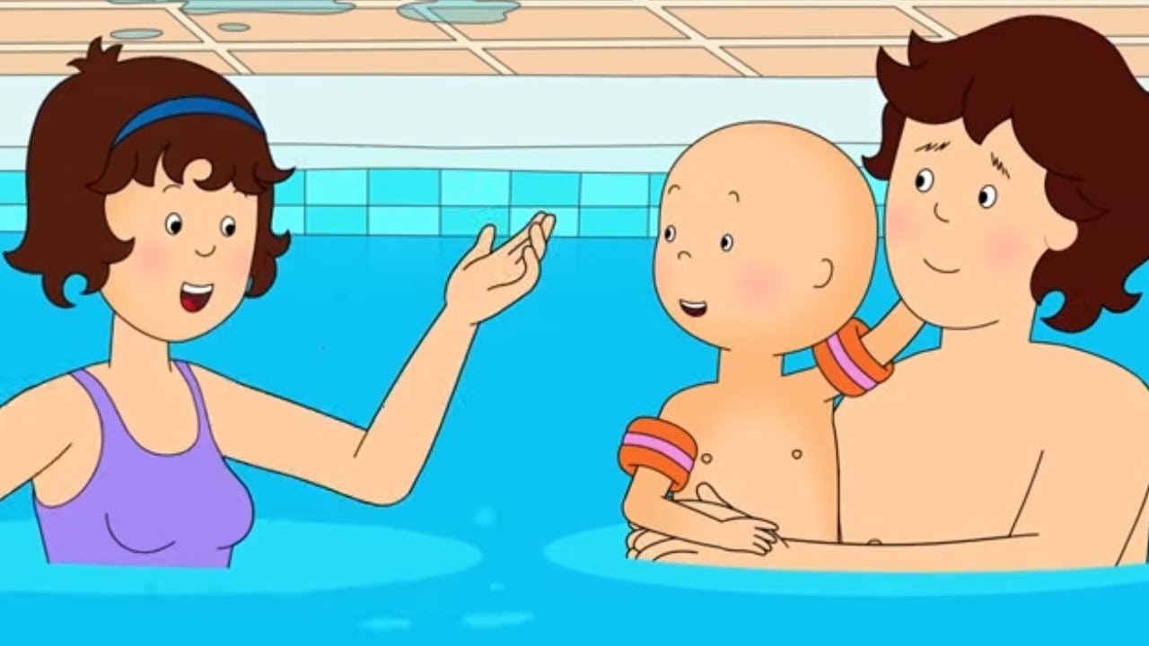 Caillou Va Nager | Les Nouvelles Aventures de Caillou | Caillou en Français