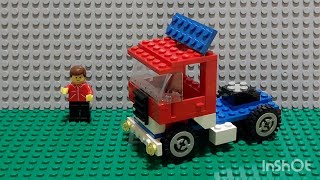 LEGO Prime Mover Truck Build Tutorial (Reversed Deconstruction)