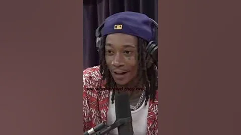 JRE: WIZ Khalifa on SHROOMS with Joe Rogan #podcast  #shortsfeed #drugs #shorts #weed