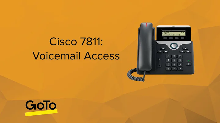 Cisco 7811: Check Voicemail