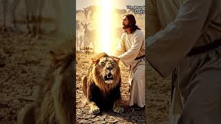 Jesus Revives a Dying Lion #amen #oracsodameianoite #love #jesus #prayday #oração #prayalways #jesus