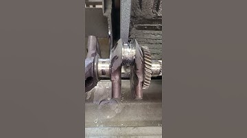 Polaris RZR turbo 925 crankshaft repair welding back to std pt2