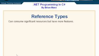 Lesson1 Value & Reference Types