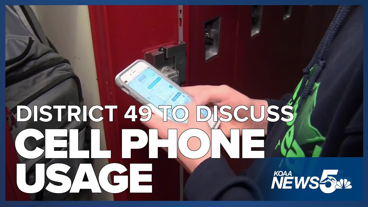 School District 49 to discuss cell phone usage in the classroom - YouTube