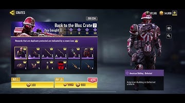 *NEW* Back to the Bloc Crate Opening | American Bulldog Defected | Hopak Emote | Cod Mobile
