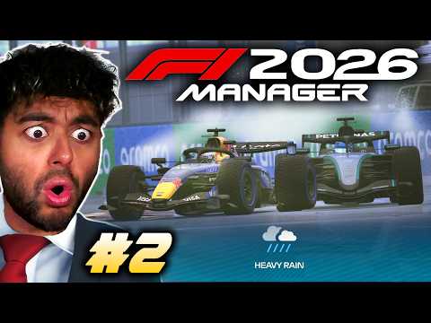 F1 Manager 2026 Career Part 2: Super Max Arrives In Heavy Rain!