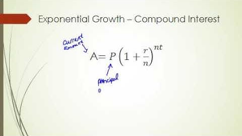7-6 Exponential Growth and Decay