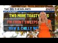 Fall Cold Front on Friday Sweeps in Gusty & Chilly Air This Weekend
