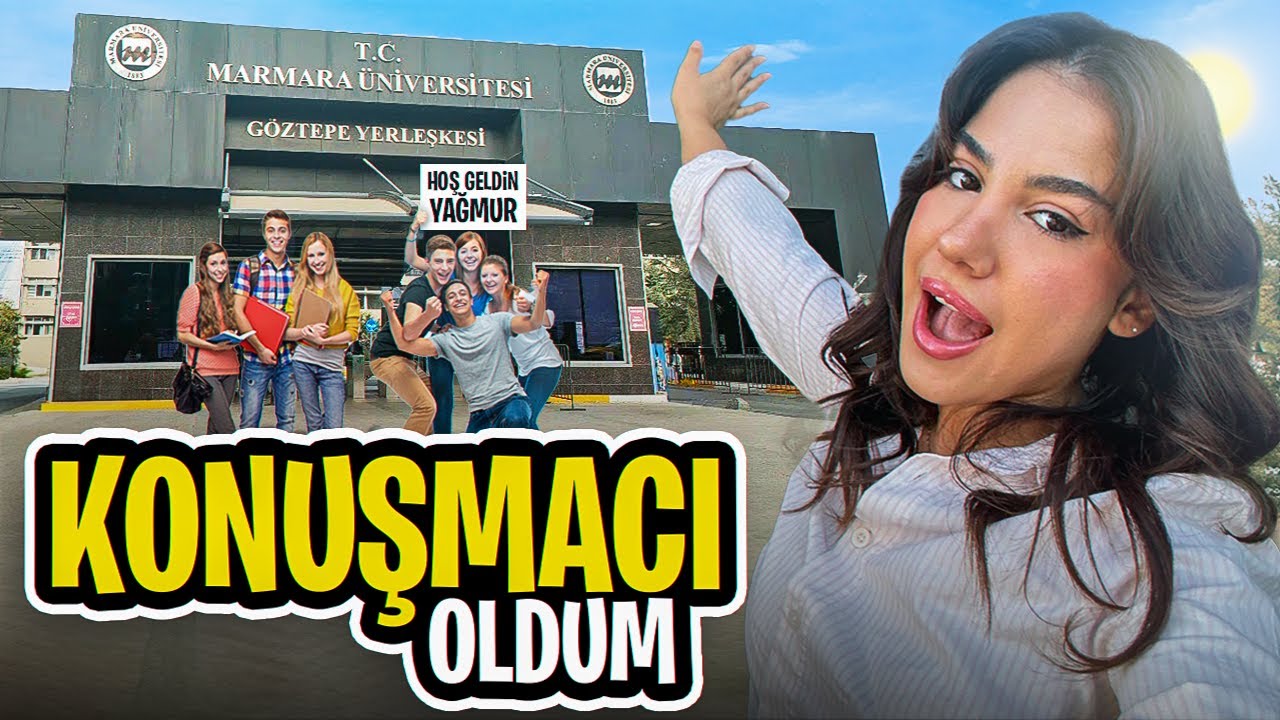 MARMARA ÜNİVERSİTESİ’NDE KONUŞMACI OLDUM !!!