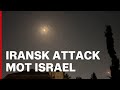 Hundratals drnare och robotar avfyrade i iransk attack mot israel