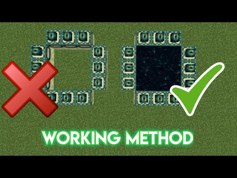 How to make ender portal in Minecraft | Best Working Method to make End Portal in Minecraft| English