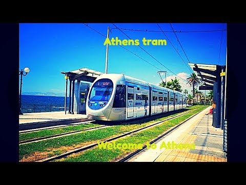 Athens tram ride