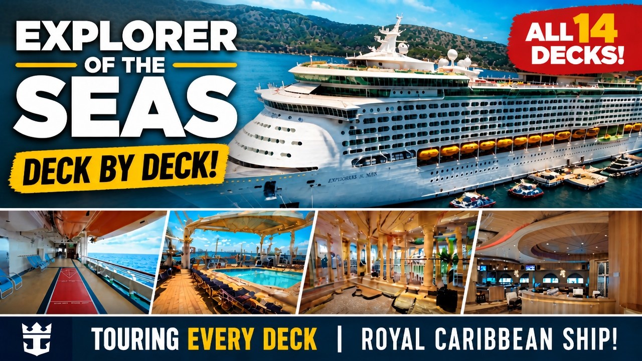 Explorer of the Seas: Touring Every Deck of this Royal Caribbean Ship!