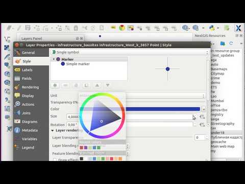 Upload a layer and create a Web map at nextgis.com