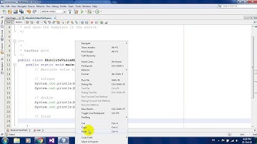 Absolute value using Math in Java Netbeans