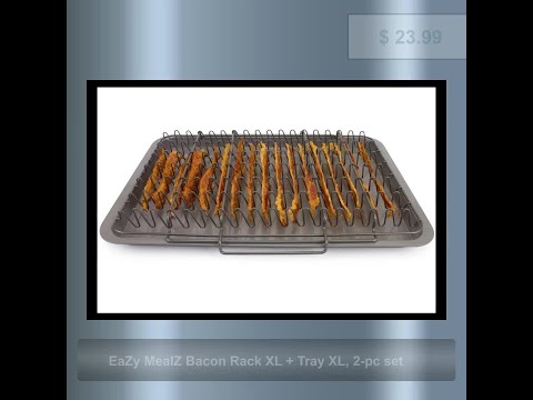 Eazy Mealz Bacon Rack XL + Tray XL, 2-pc Set