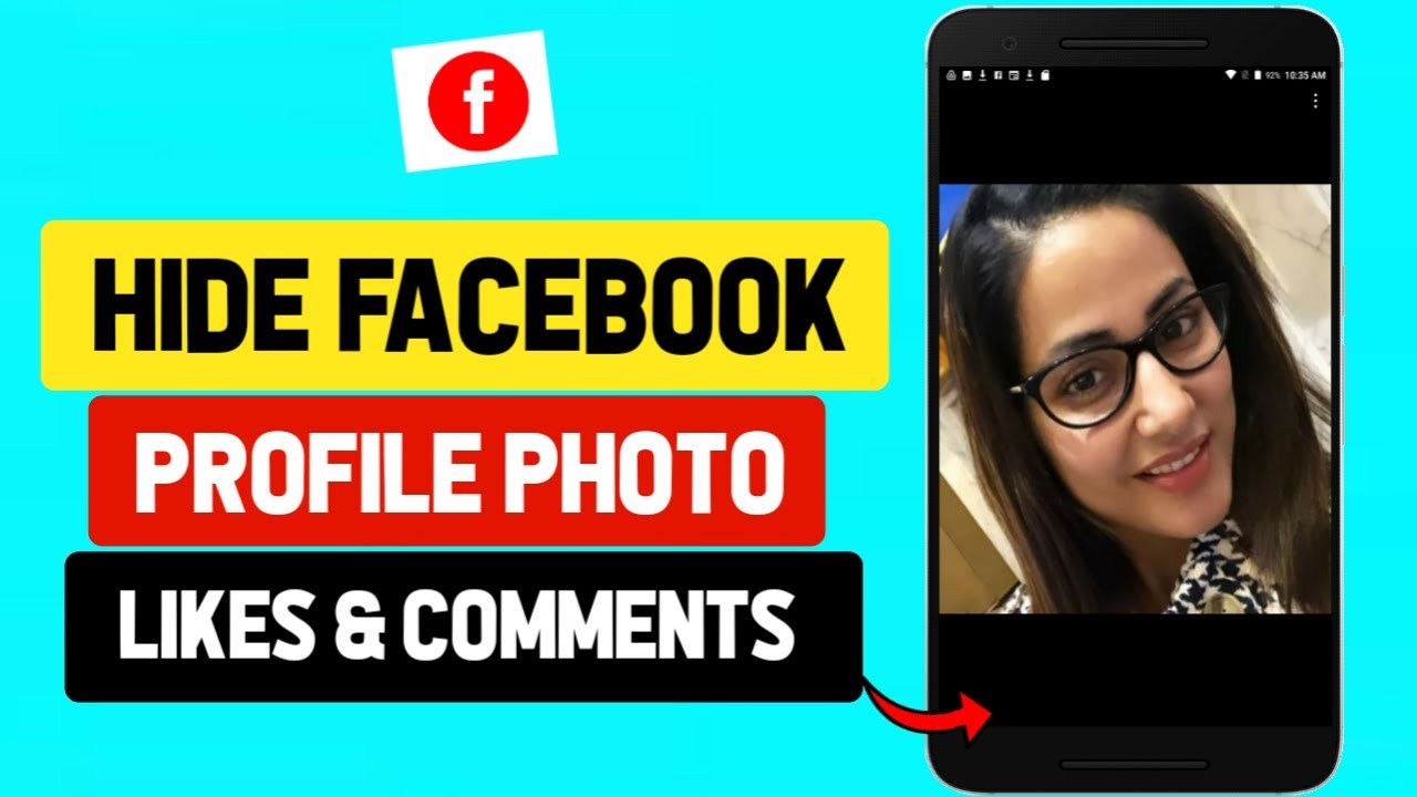 How to Hide likes and Comments on Facebook Profile Picture - YouTube