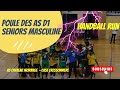 Poule des as d1 seniors masculine  as chteaumorange  case cressonniere  handball run