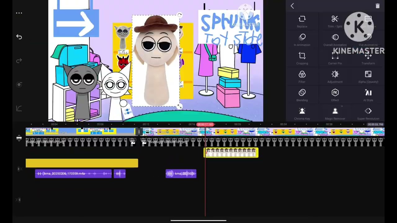 Wenda Buys the NEW Sprunki Toy—What Happens Next is Shocking!(Episode 1)Kinemaster Speedrun x10Speed