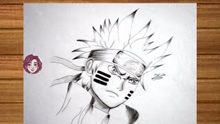 Drawing Naruto for beginners اتعلم  ترسم وجه ناروتو للمبتدئين  #drawing #رسم