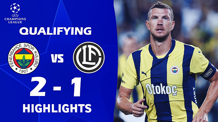 Fenerbahce vs. Lugano 2-1 Highlights & Goals | UEFA Champions League Qualifying 2024/25
