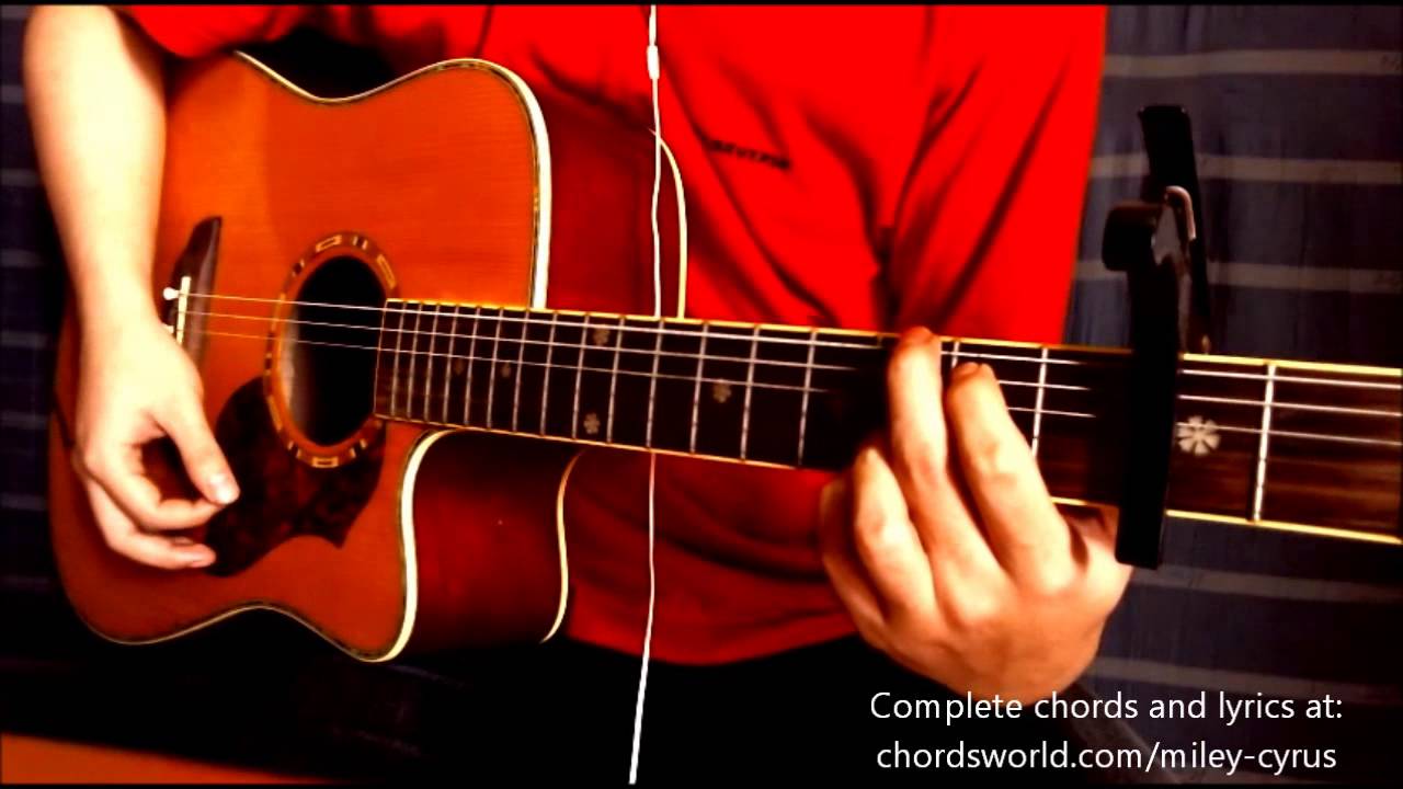 Wrecking Ball Chords by Miley Cyrus How To Play