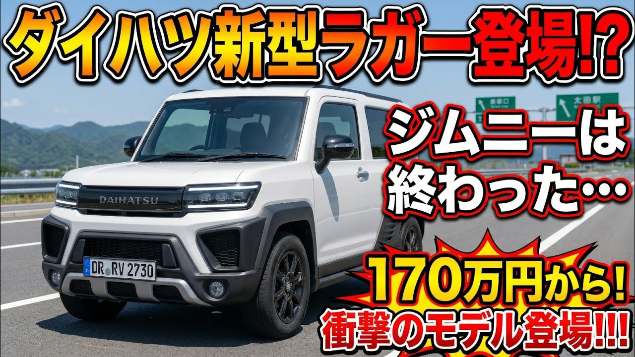 Finally Revealed] Is the New 2027 Daihatsu Rugger Coming!? The